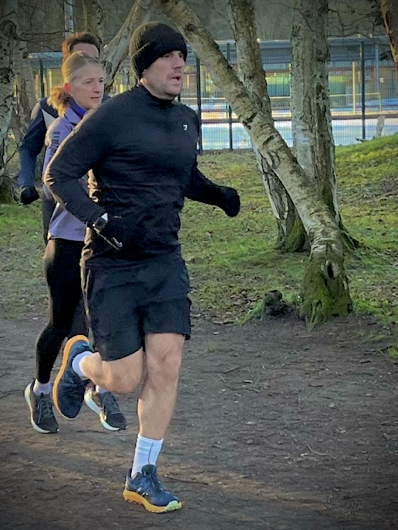 Berkshire health mentor Toby Hoare maintaining his metabolic fitness at a local weekend Parkrun in Bracknell